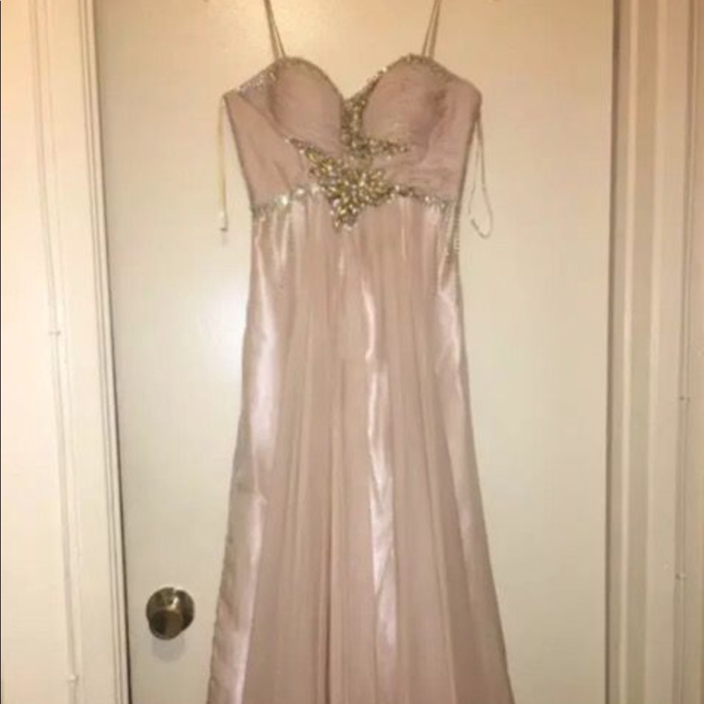 Champagne/Nude formal dress